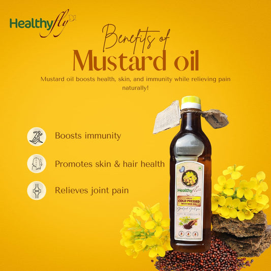 Mustard Oil (100% Wood Pressed)