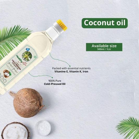 Coconut Oil (100% Wood Pressed)