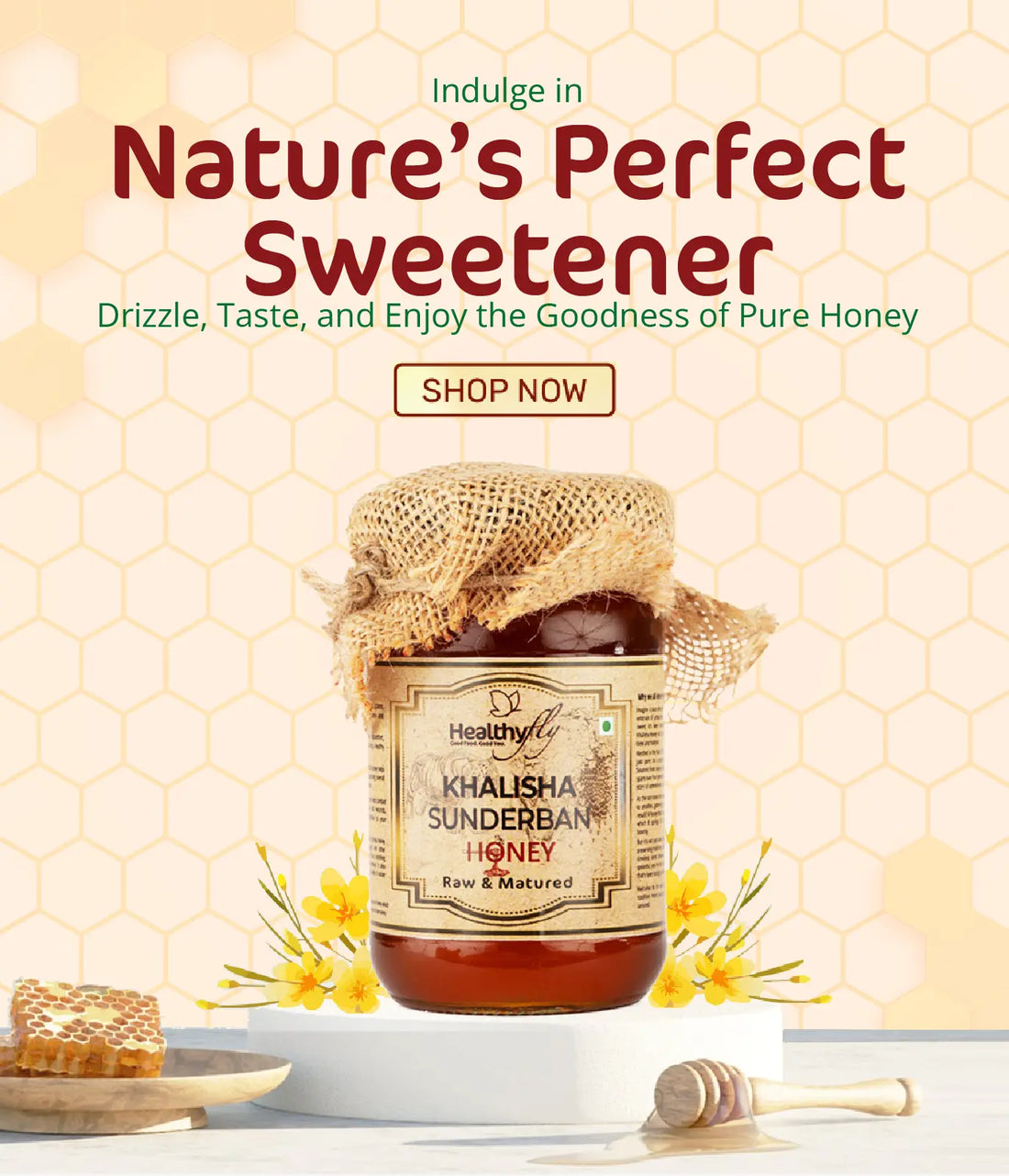 Khalisha Sunderban - Smooth, Pure Honey by Healthyfly