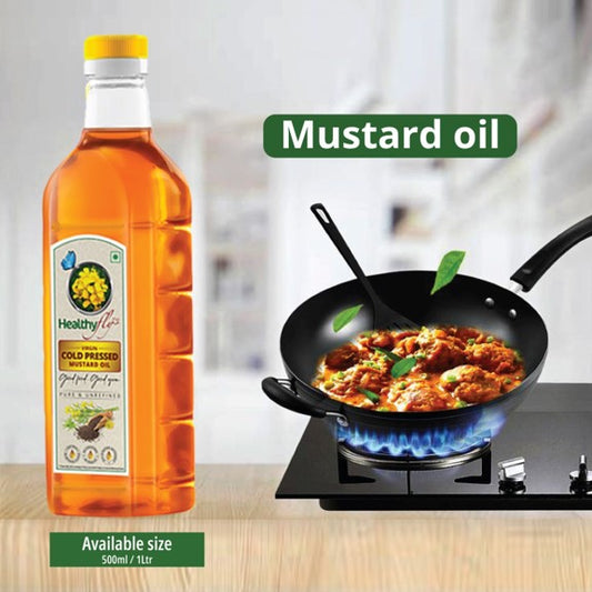 Mustard Oil (100% Wood Pressed)