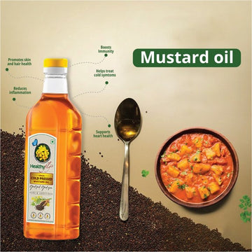 Mustard Oil (100% Wood Pressed)