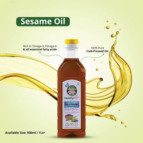 Sesame Oil (100% Wood Pressed)